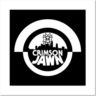 Crimson JAWN (White) Posters and Art